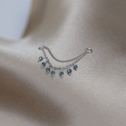Santal III • Diamond Beads Double Drape Chain