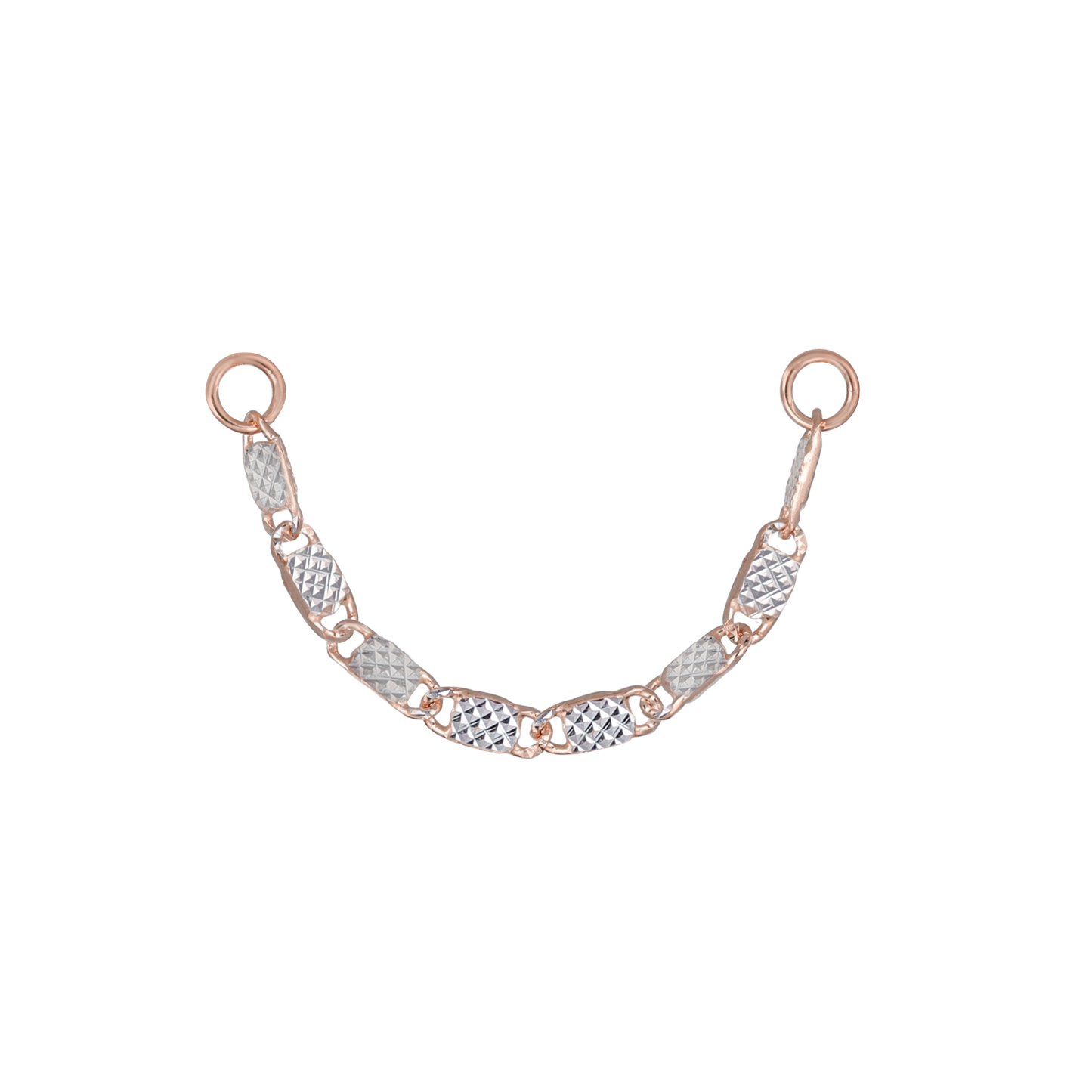 14K Gold Fancy Link Chain Attachment