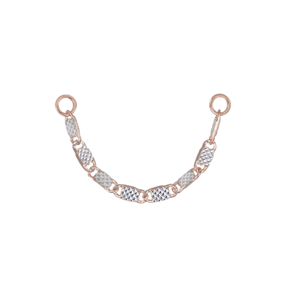 14K Gold Fancy Link Chain Attachment