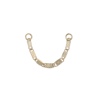 14K Gold Fancy Link Chain Attachment