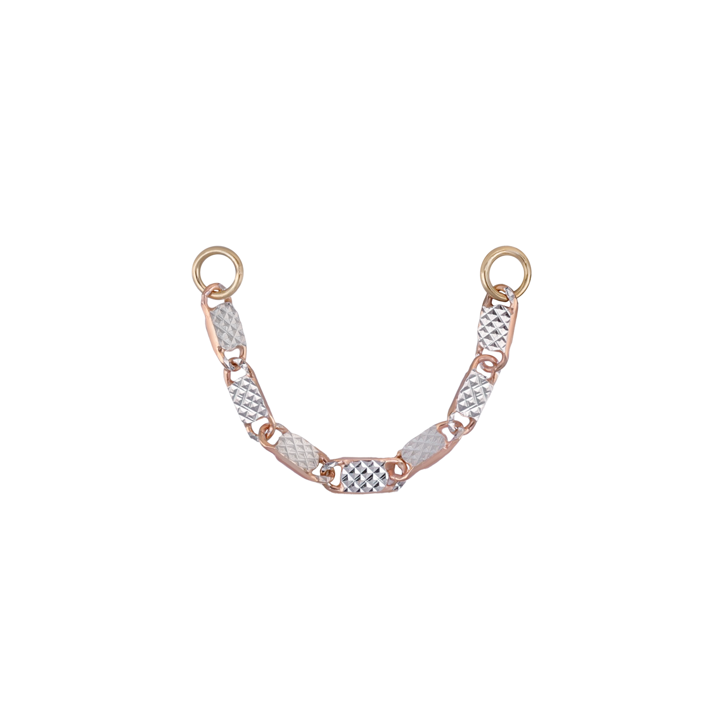 14K Gold Fancy Link Chain Attachment