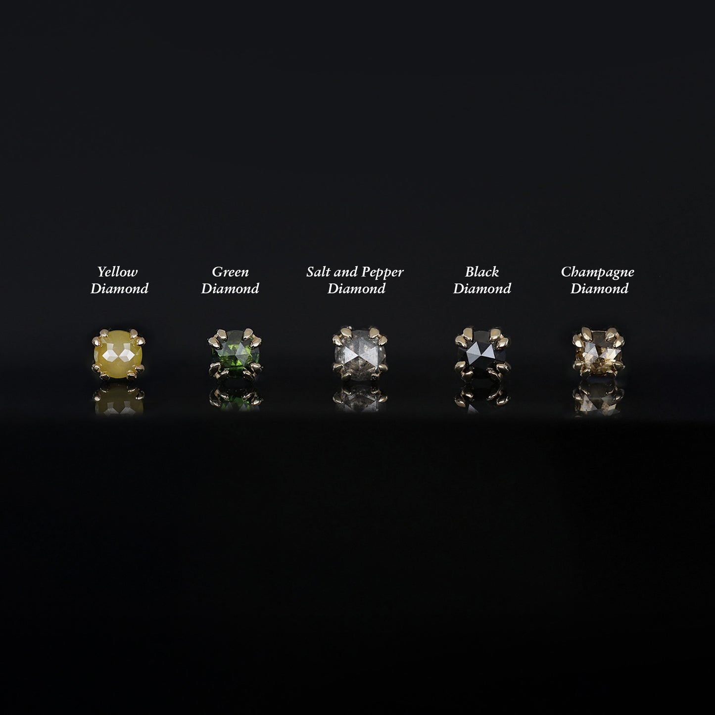 Kai • 2.5mm Rose Cut Diamond Threadless End