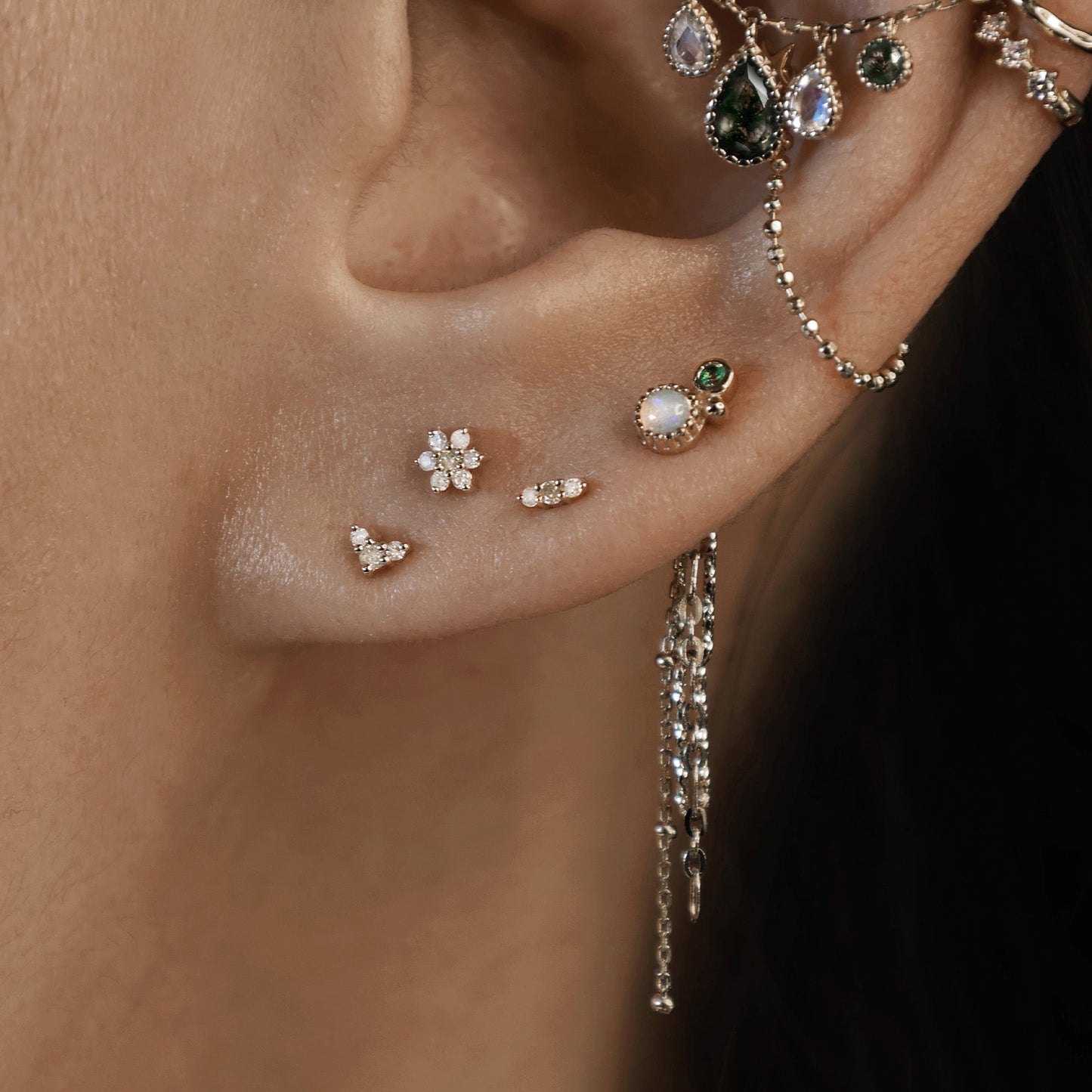 Fio • Tiny Icy Diamond Threadless End