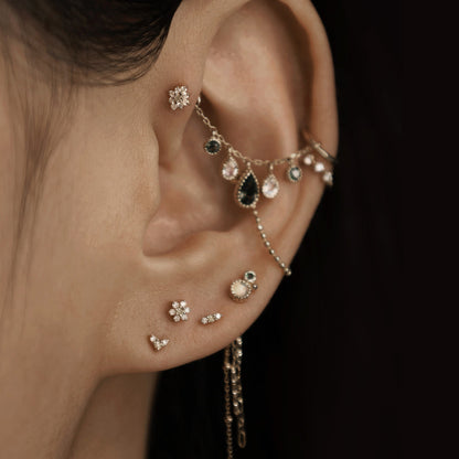Fio • Tiny Icy Diamond Threadless End