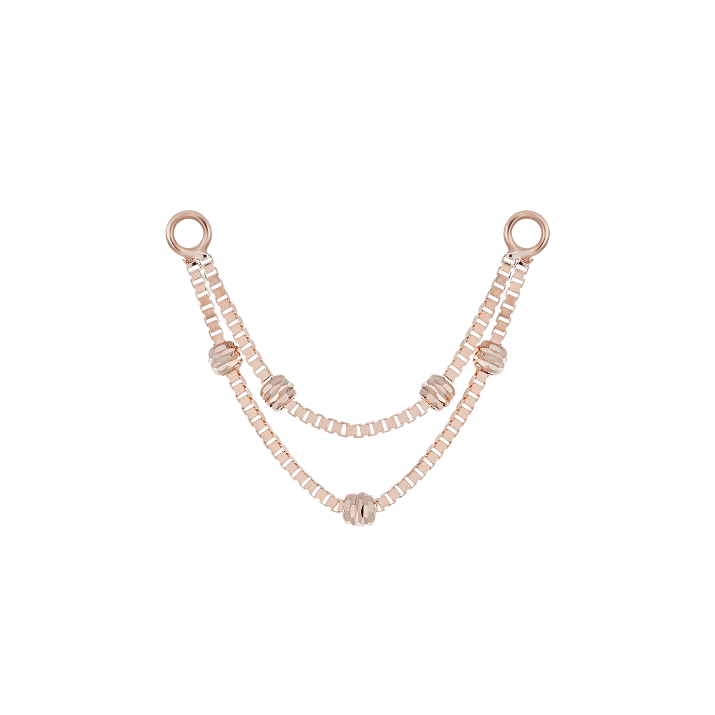 Ball-Beaded Double Box Chain Attachment