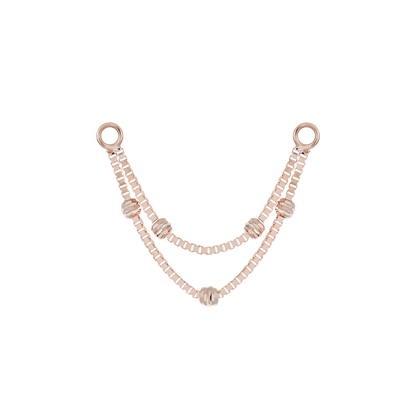 Ball-Beaded Double Box Chain Attachment