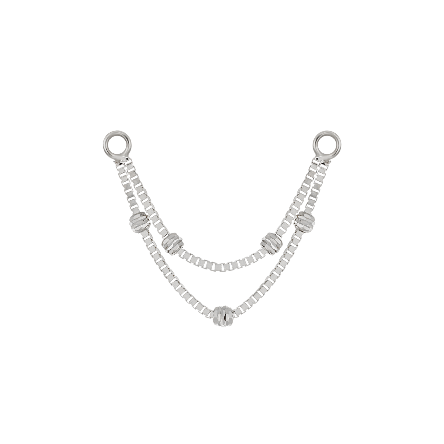 Ball-Beaded Double Box Chain Attachment