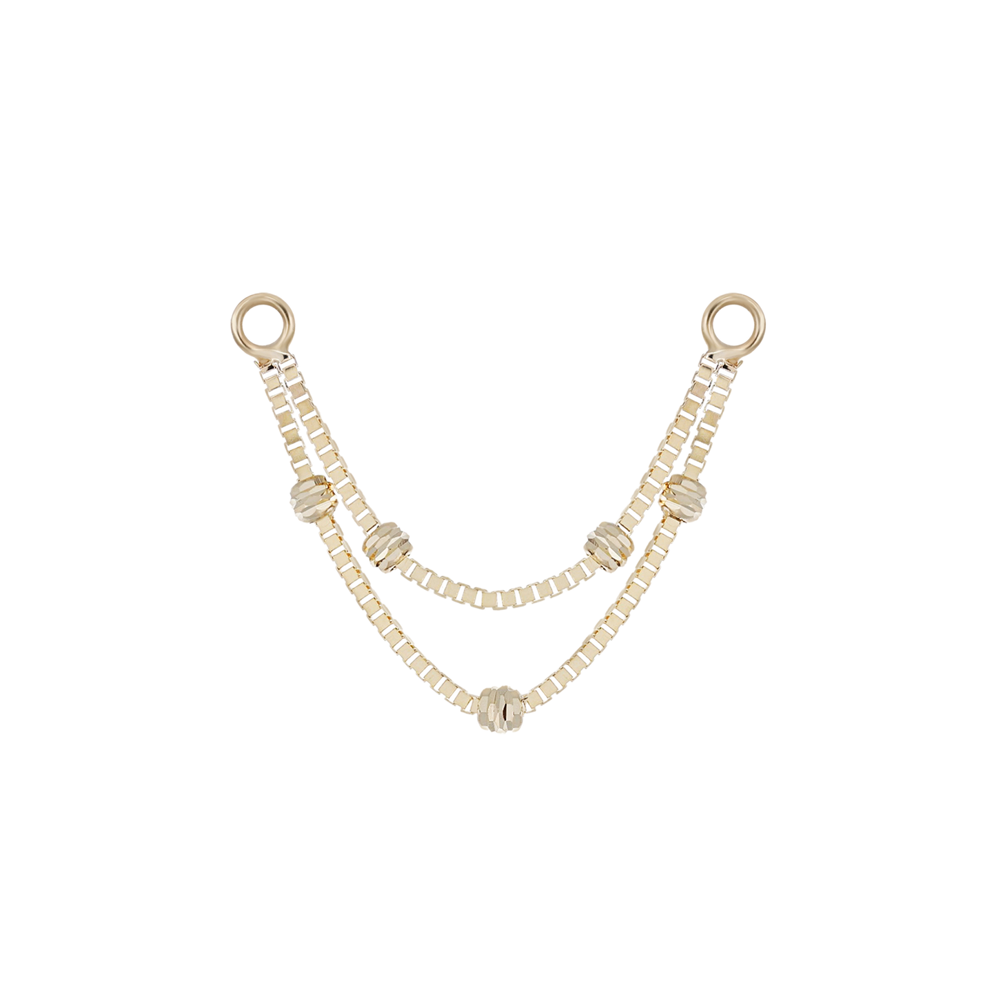 Ball-Beaded Double Box Chain Attachment