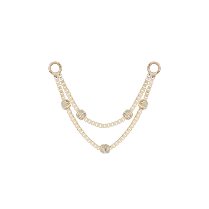 Ball-Beaded Double Box Chain Attachment