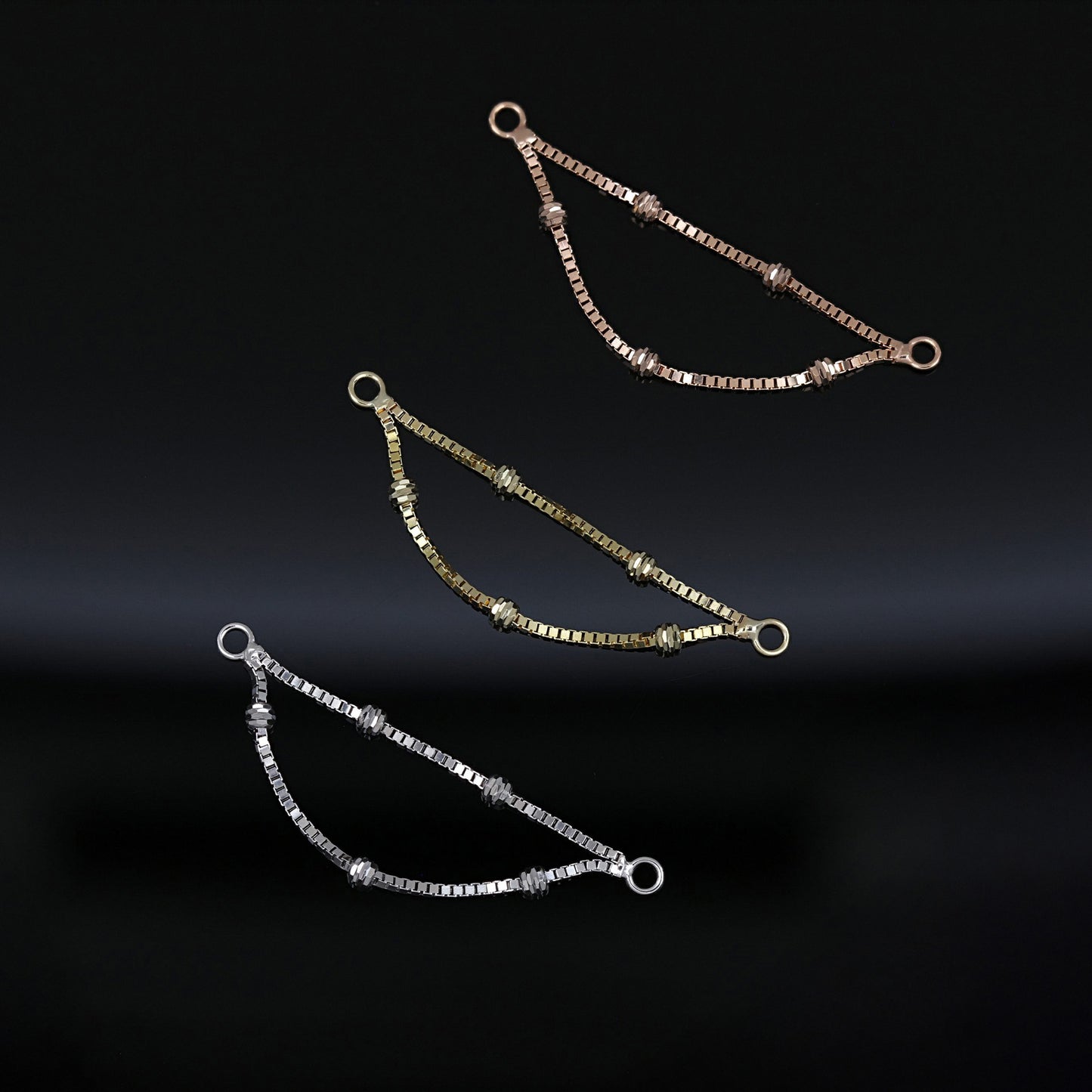 Ball-Beaded Double Box Chain Attachment