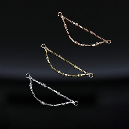 Ball-Beaded Double Box Chain Attachment