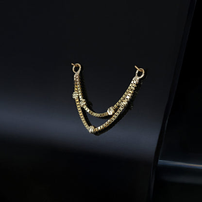 Ball-Beaded Double Box Chain Attachment