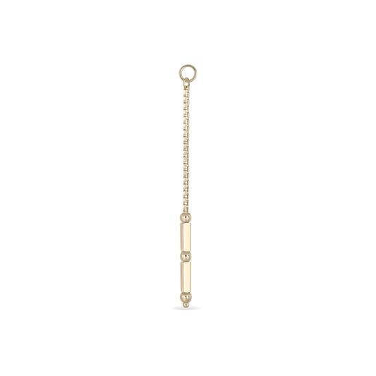 Sequence • 14K Gold Brillcut Chain Charm