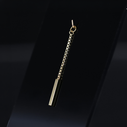 Dash • 14K Gold Brillcut Chain Charm