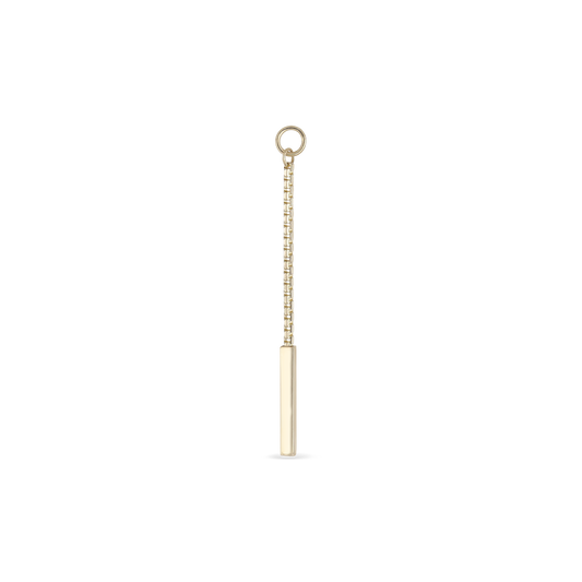 Dash • 14K Gold Brillcut Chain Charm