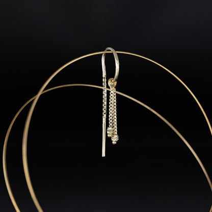 Luxor • 14K Gold Duo BrillCut Bead Chain Charm
