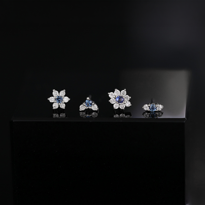 Miette • Micro Gemstone & Icy Diamond