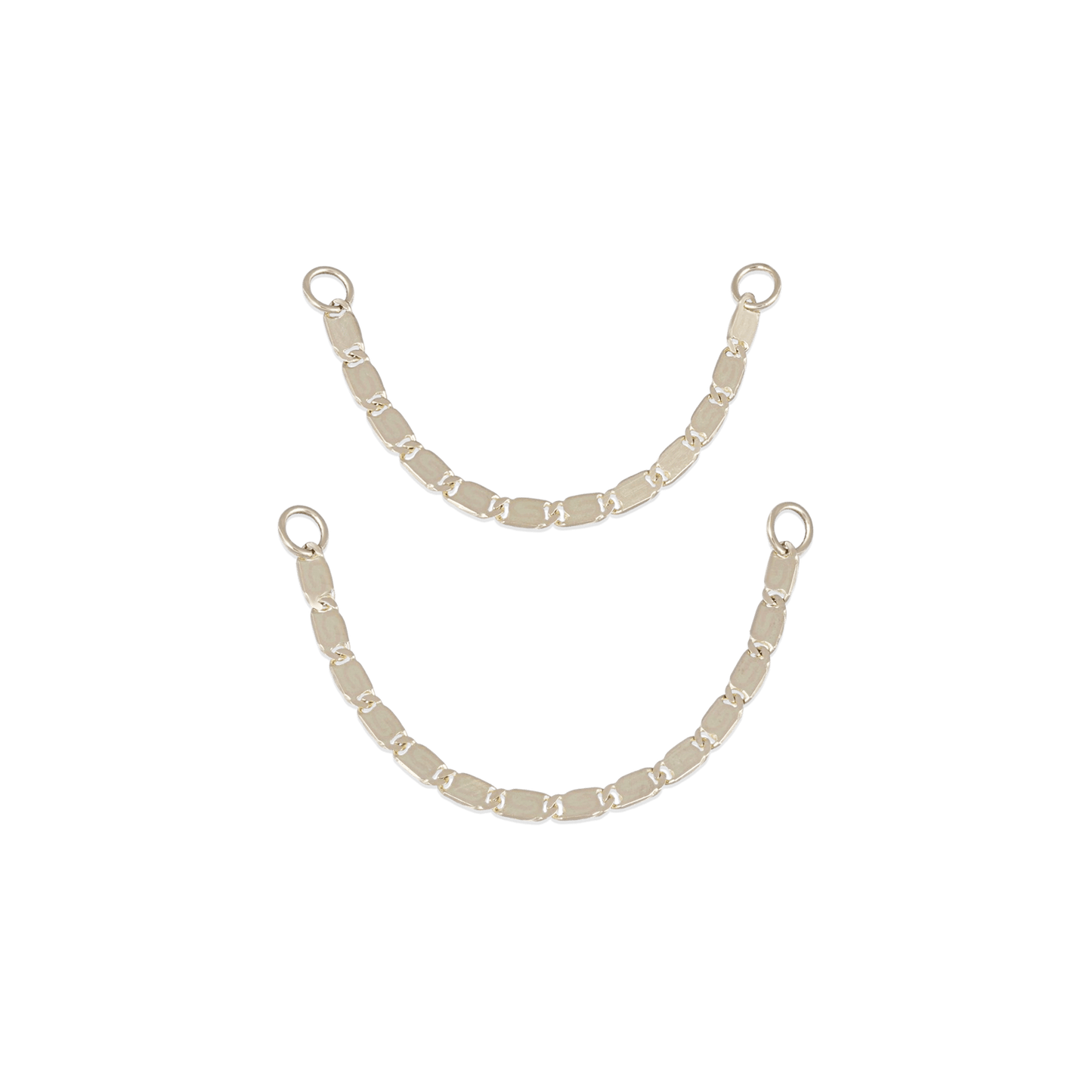Dante • 14K Gold Single Flat Chain Attachment