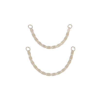 Dante • 14K Gold Single Flat Chain Attachment