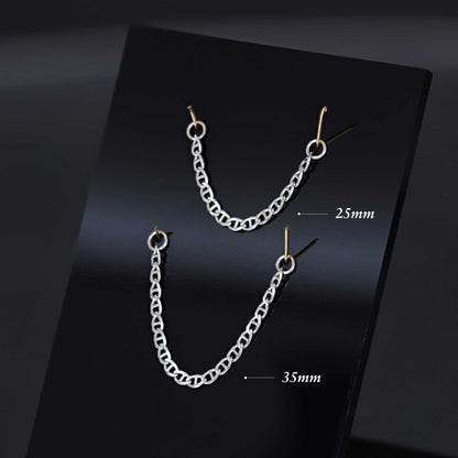 Comparing a 25mm chain attachment and a 35mm chain attachment