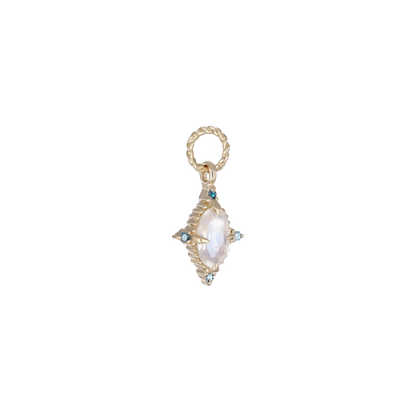 Charlotte • Gemstone Hoop Charm
