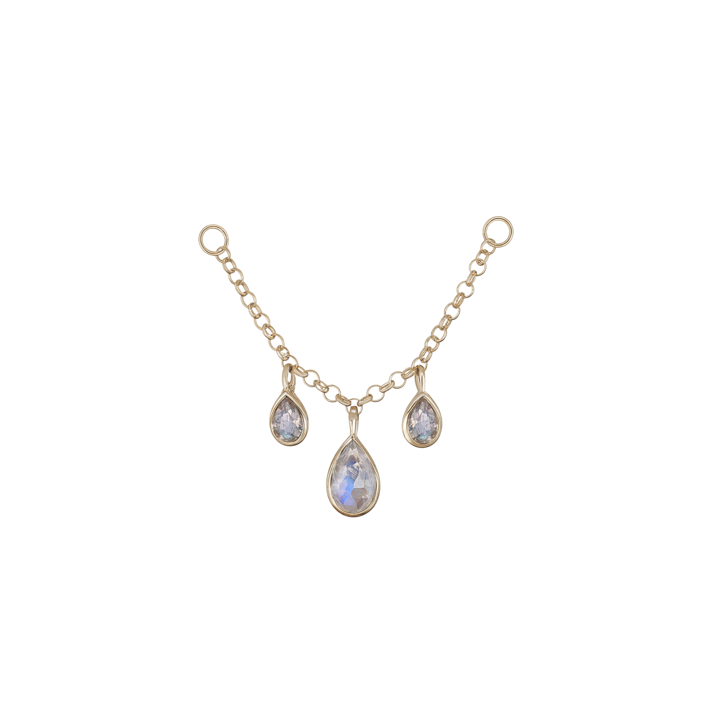 B2B Exclusive • 14K Gold Gemstone Chain Attachment