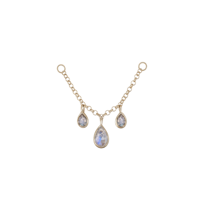 B2B Exclusive • 14K Gold Gemstone Chain Attachment