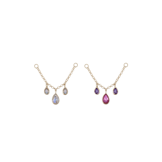 B2B Exclusive • 14K Gold Gemstone Chain Attachment