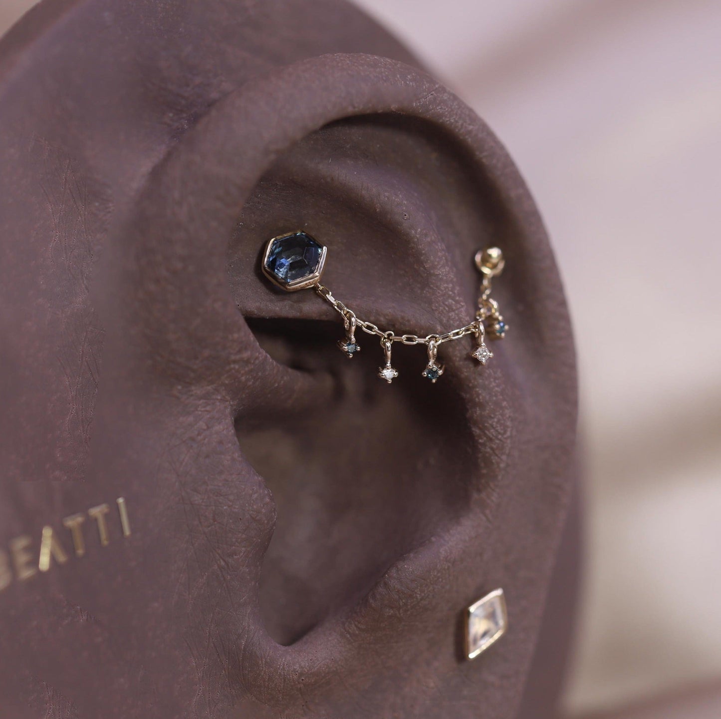 Ember Tiny Diamond Charm Chain