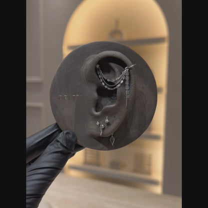 Miro • White Gold Mixed Chain Attachment