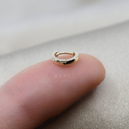 Tiny 5mm Gold Hoop - BEATTI